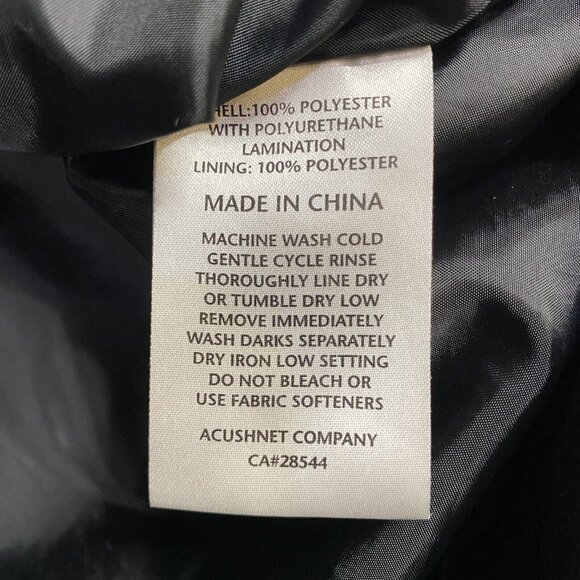 Dryjoys Mens Jacket L Black Removable Sleeves Embroidered Amelia Club - Picture 5 of 12